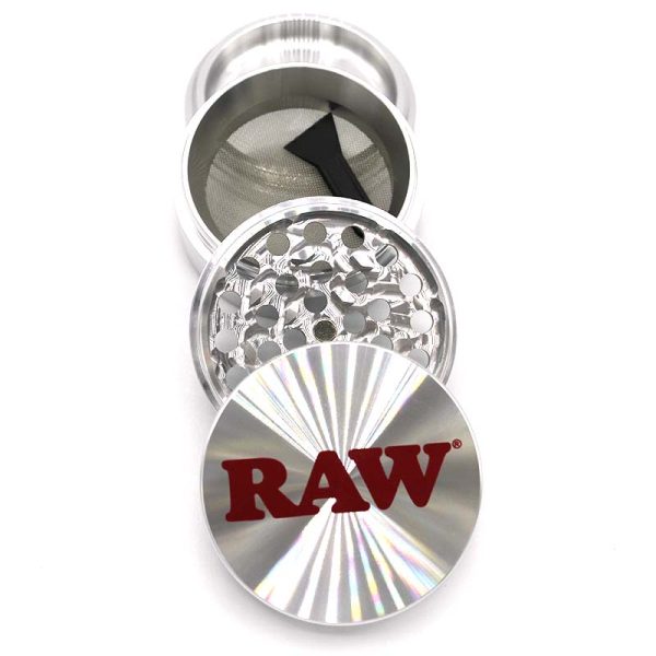 RAW Grinder Aluminium 4-teilig Ø 56 mm mit Pollinator
