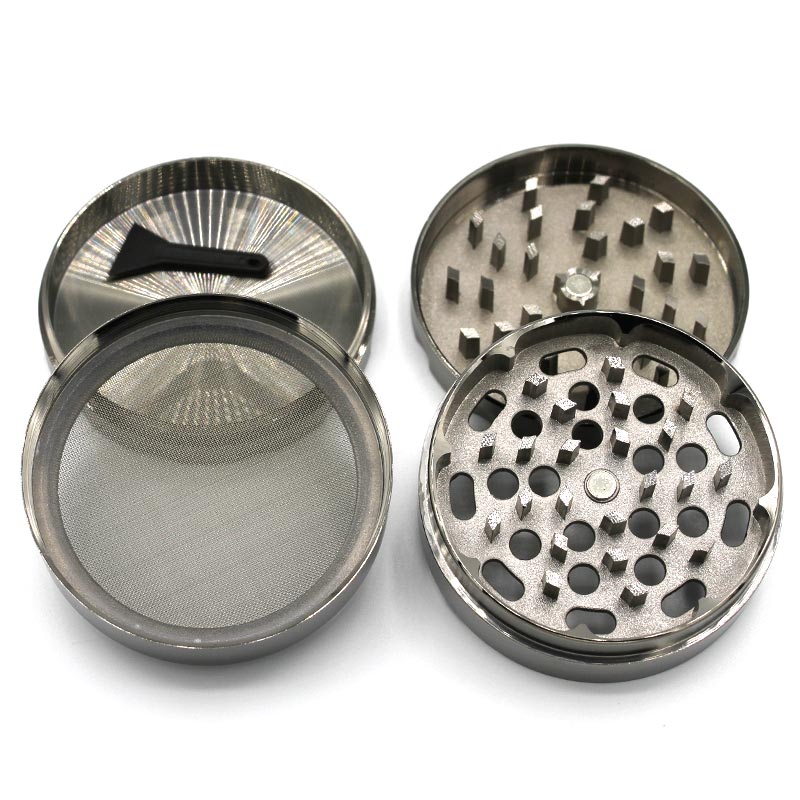 Grinder 4-teilig Aluminium dunkelgrau ø 60 mm