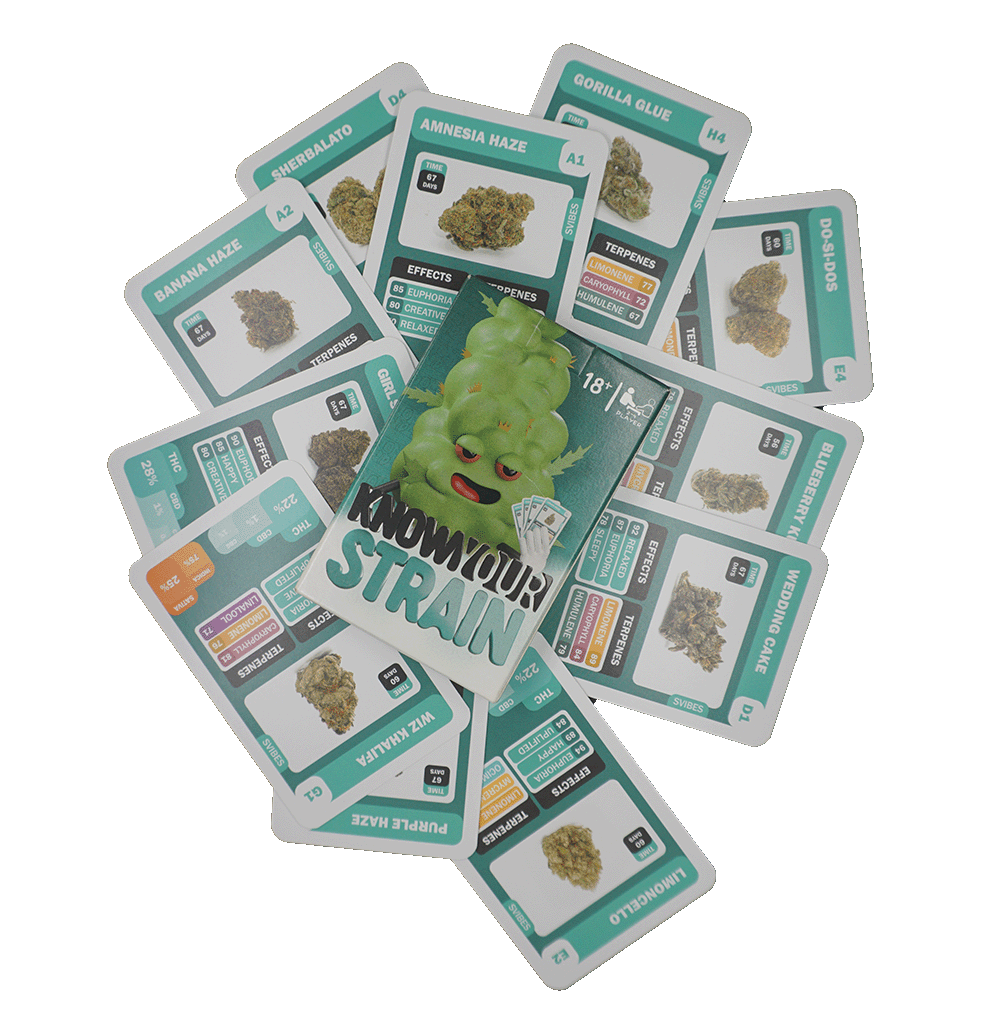Know your Strain – Kartenspiel