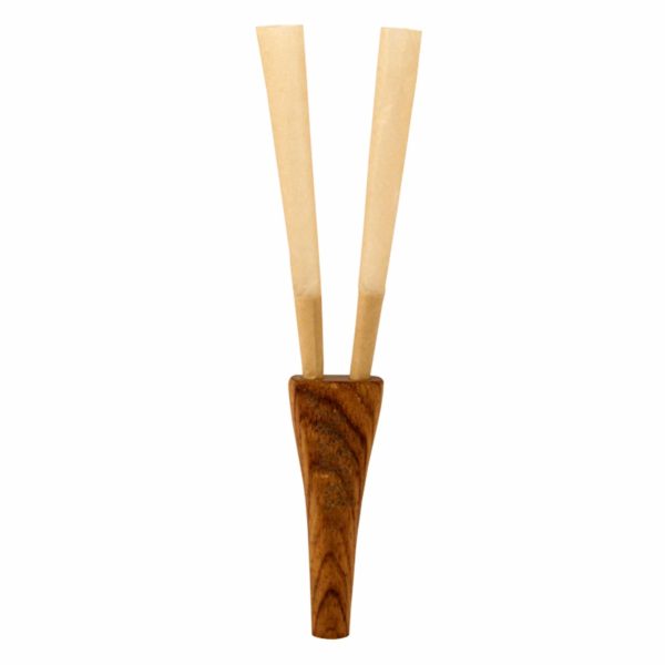 RAW Double Barrell Wooden Cigarette Holder King Size